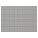 VidaXL Weakage blanket 155x220 cm 11 kg fabric gray