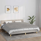 Vidaxx Gewichtsdecke 155x220 cm 11 kg Stoff grau