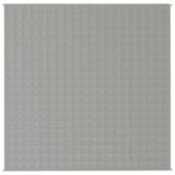 VidaXL Weakage blanket 200x200 cm 9 kg of fabric gray