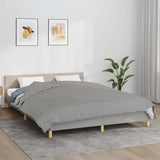Vidaxx Gewichtsdecke 200x200 cm 9 kg Stoff grau