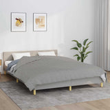 Vidaxx Gewichtsdecke 200x200 cm 13 kg Stoff grau