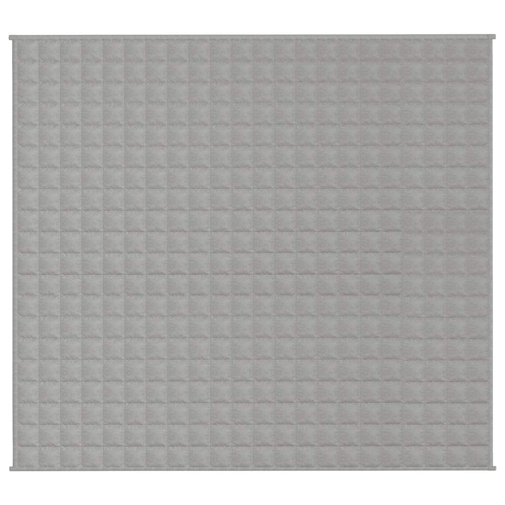 Vidaxx Gewichtsdecke 200x225 cm 13 kg Stoff grau