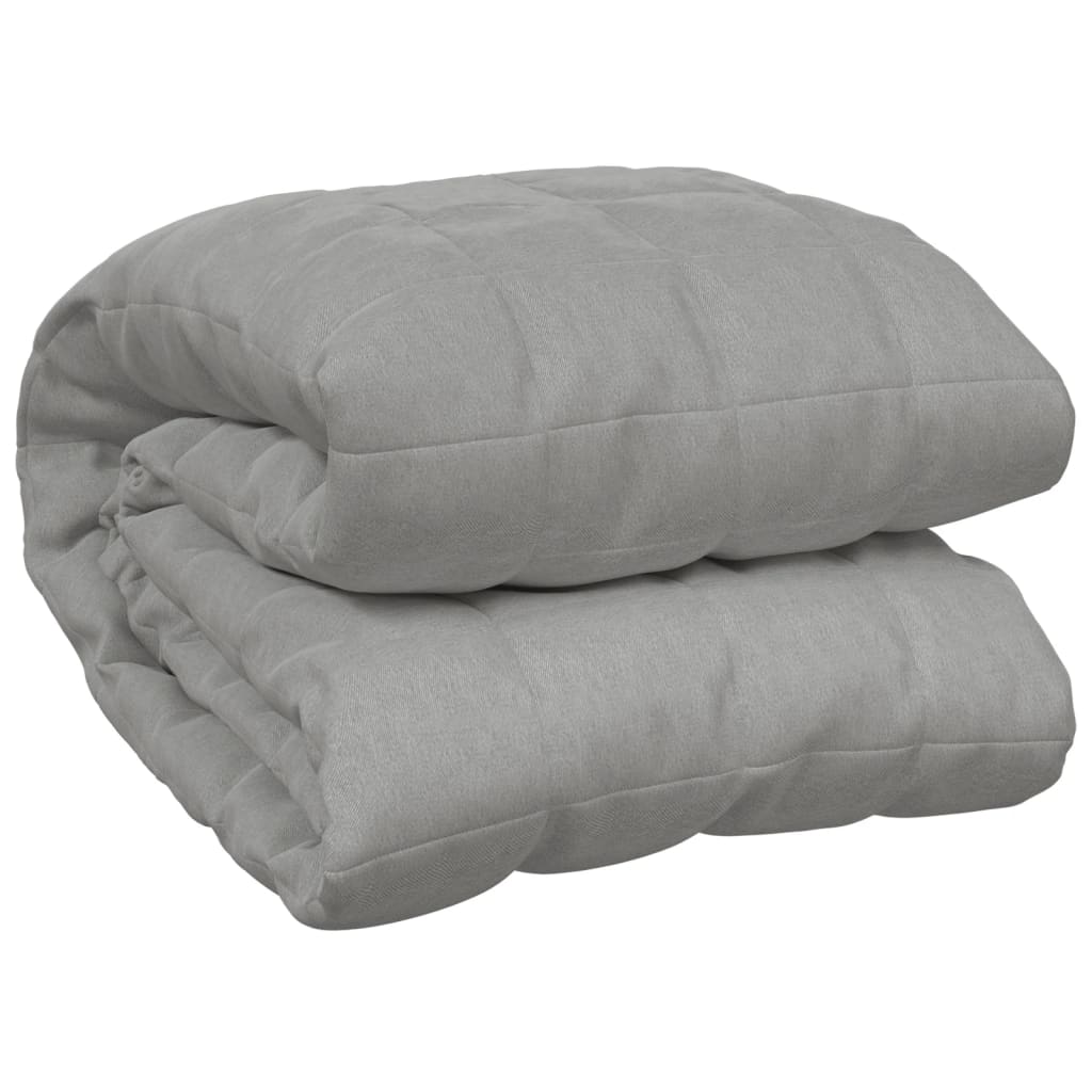 VidaXL Weakage blanket 220x235 cm 11 kg fabric gray