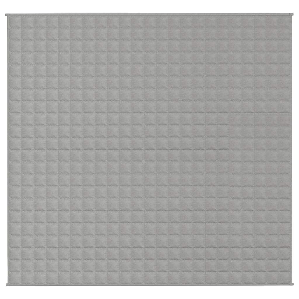Vidaxx Gewichtsdecke 220x235 cm 11 kg Stoff grau