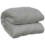 Vidaxx Gewichtsdecke 220x235 cm 15 kg Stoff grau