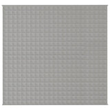 VidaXL Weakage blanket 220x235 cm 15 kg fabric gray