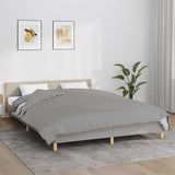 Vidaxx Gewichtsdecke 220x235 cm 15 kg Stoff grau