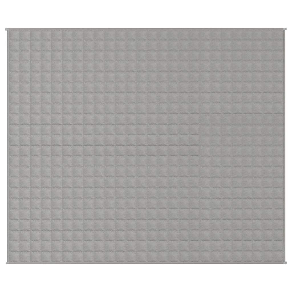 Vidaxx Gewichtsdecke 220x260 cm 11 kg Stoff grau