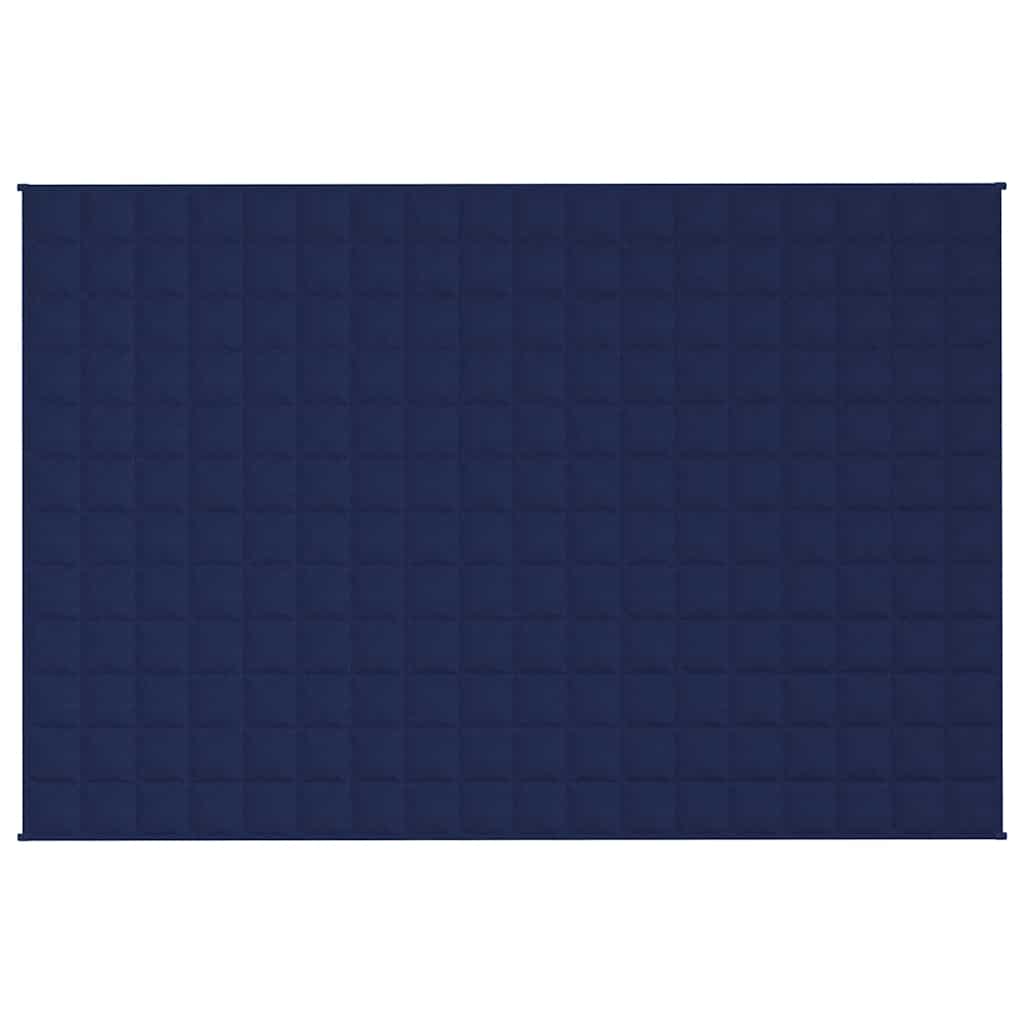 Vidaxx Gewichtsdecke 120x180 cm 5 kg Stoff blau