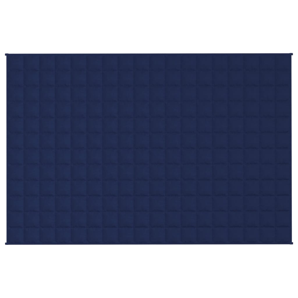 VidaXL Weakage blanket 120x180 cm 9 kg of fabric blue