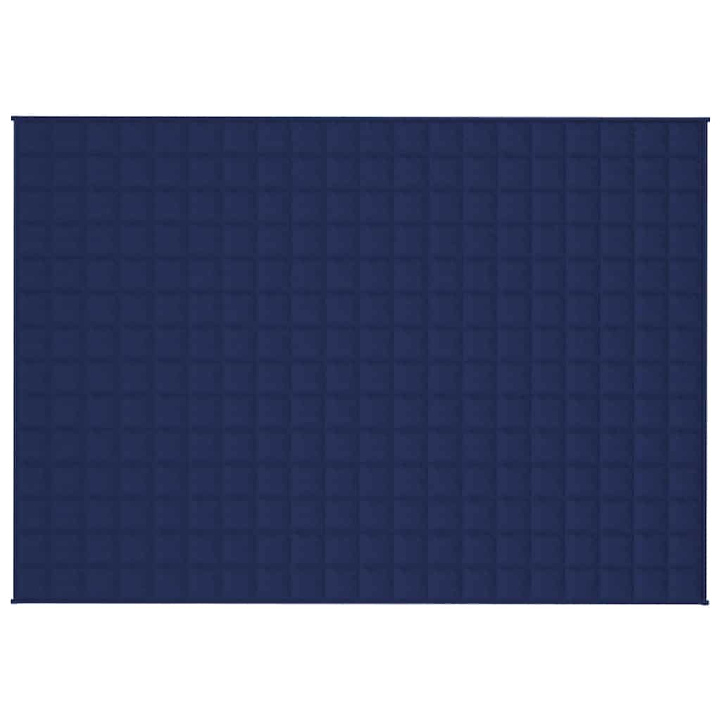 Vidaxx Gewichtsdecke 138x200 cm 6 kg Stoff blau
