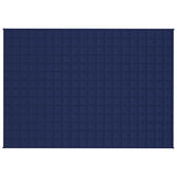 Vidaxx Gewichtsdecke 138x200 cm 6 kg Stoff blau