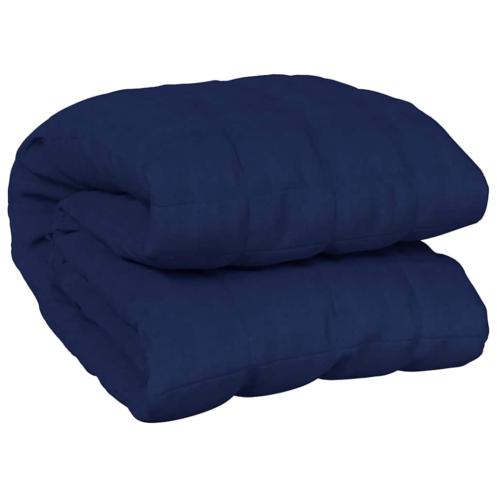 Vidaxx Gewichtsdecke 138x200 cm 10 kg Stoff blau