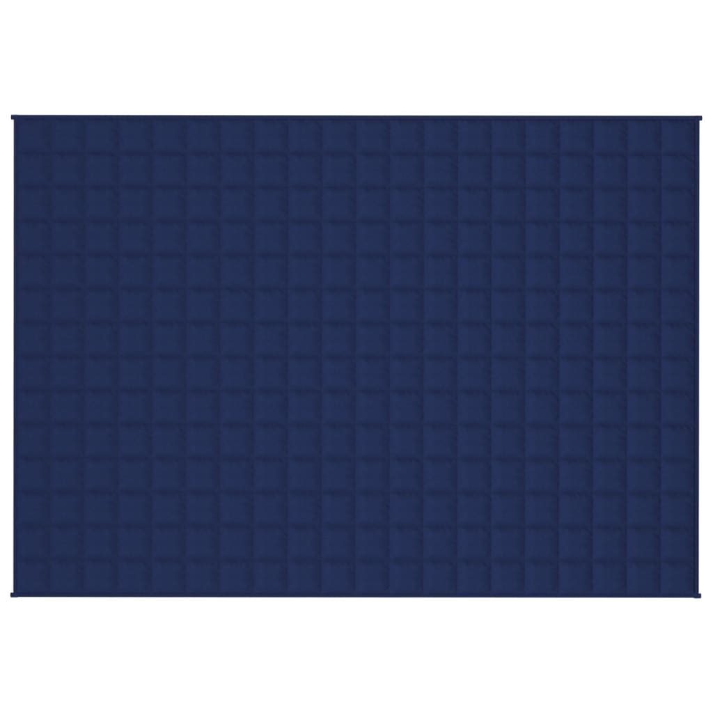 Vidaxl Weakage blanket 138x200 cm 10 kg of fabric blue