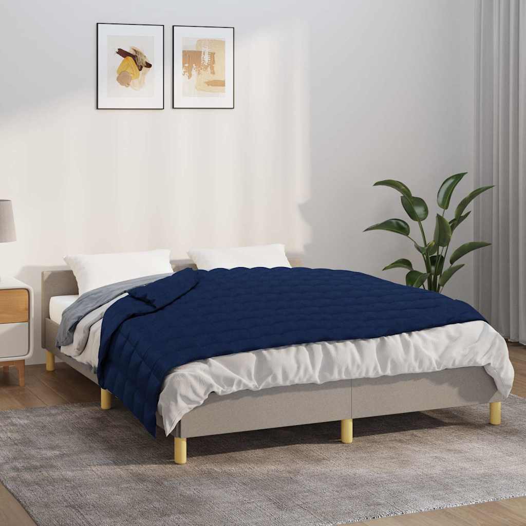 Vidaxx Gewichtsdecke 138x200 cm 10 kg Stoff blau