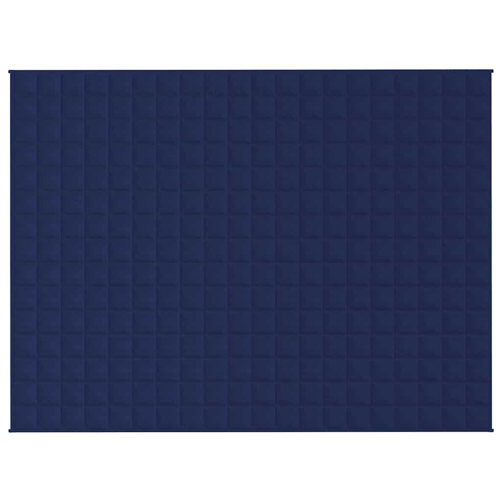 Vidaxx Gewichtsdecke 150x200 cm 7 kg Stoff blau
