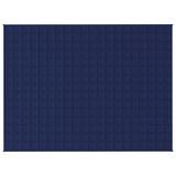 Vidaxx Gewichtsdecke 150x200 cm 7 kg Stoff blau