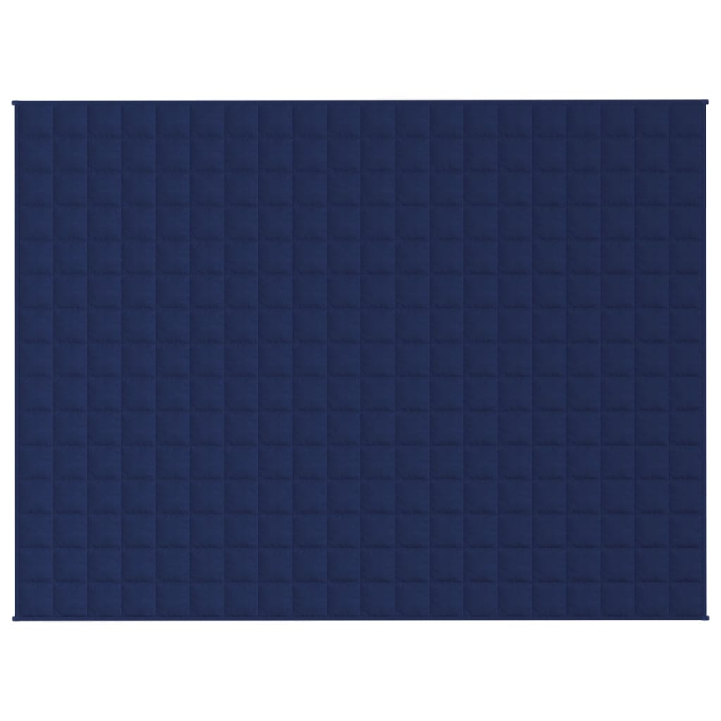 VidaXL Weakage blanket 150x200 cm 7 kg of fabric blue