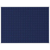 VidaXL Weakage blanket 150x200 cm 7 kg of fabric blue