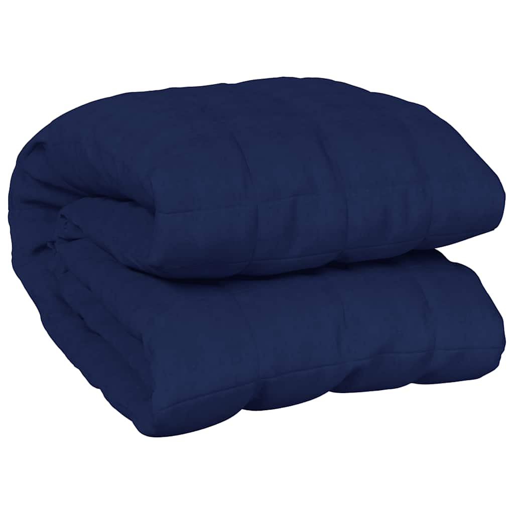Vidaxx Gewichtsdecke 155x220 cm 11 kg Stoff blau
