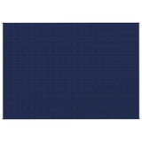 VidaXL Weakage blanket 155x220 cm 11 kg of fabric blue