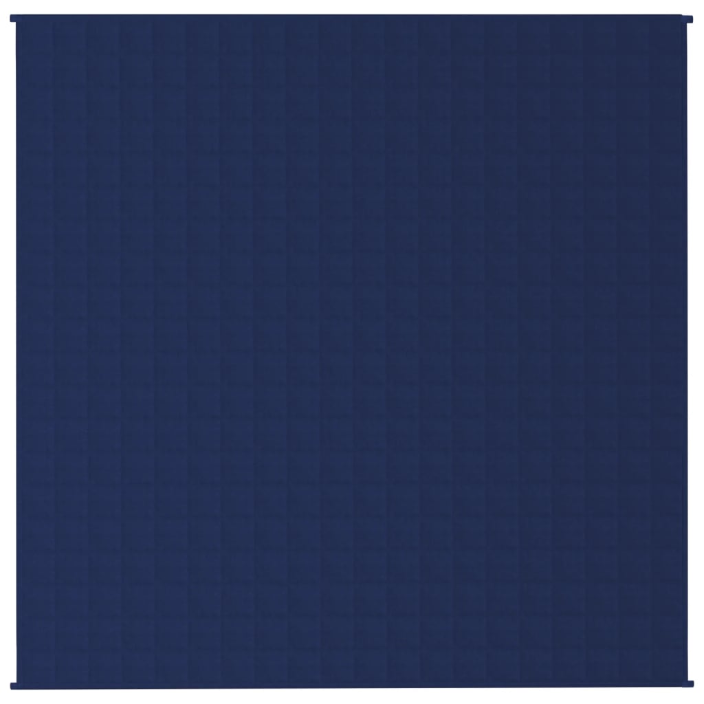 Vidaxl Weakage blanket 200x200 cm 9 kg of fabric blue