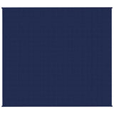 Vidaxx Gewichtsdecke 200x225 cm 13 kg Stoff blau