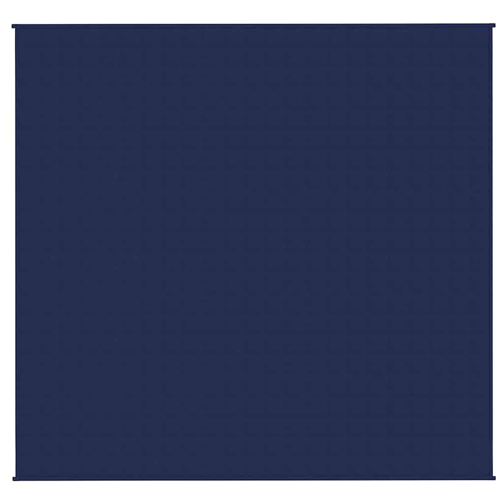 Vidaxx Gewichtsdecke 220x235 cm 15 kg Stoff blau