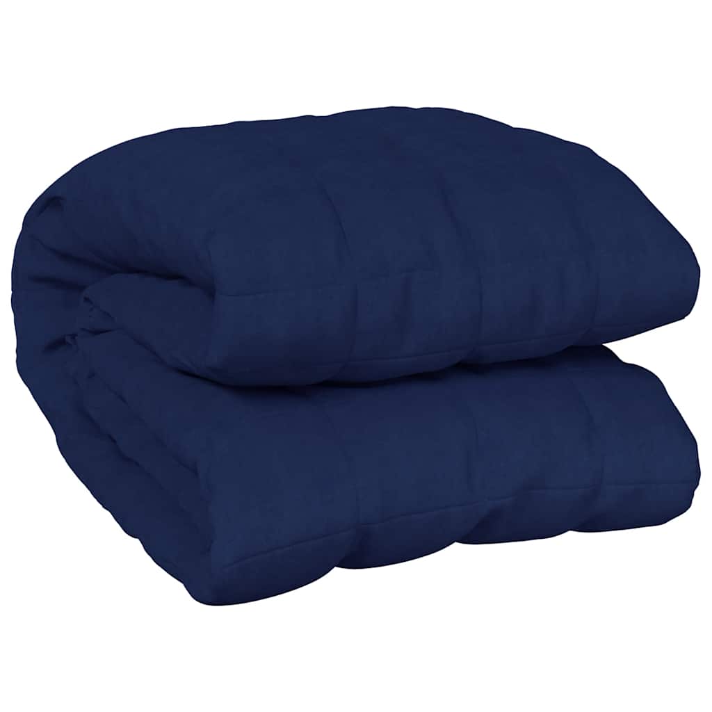 Vidaxx Gewichtsdecke 220x260 cm 15 kg Stoff blau
