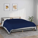 Vidaxx Gewichtsdecke 220x260 cm 15 kg Stoff blau