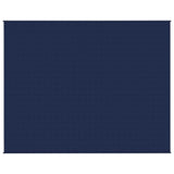 Vidaxx Gewichtsdecke 235x290 cm 15 kg Stoff blau
