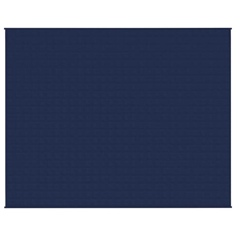 Vidaxx Gewichtsdecke 235x290 cm 15 kg Stoff blau