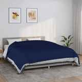 Vidaxx Gewichtsdecke 235x290 cm 15 kg Stoff blau