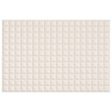 Vidaxx Gewichtsdecke 120x180 cm 9 kg Stoff hellcreme