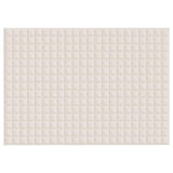 Vidaxx Gewichtsdecke 155x220 cm 7 kg Stoff hellcreme