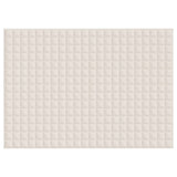 Vidaxx Gewichtsdecke 155x220 cm 11 kg Stoff hellcreme