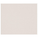 Vidaxx Gewichtsdecke 220x260 cm 11 kg Stoff hellcreme
