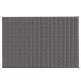 Vidaxx Gewichtsdecke 120x180 cm 5 kg Stoff grau