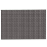 Vidaxx Gewichtsdecke 120x180 cm 9 kg Stoff grau