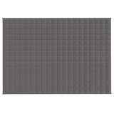 Vidaxx Gewichtsdecke 138x200 cm 6 kg Stoff grau