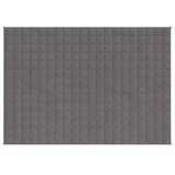 Vidaxx Gewichtsdecke 150x200 cm 11 kg Stoff grau