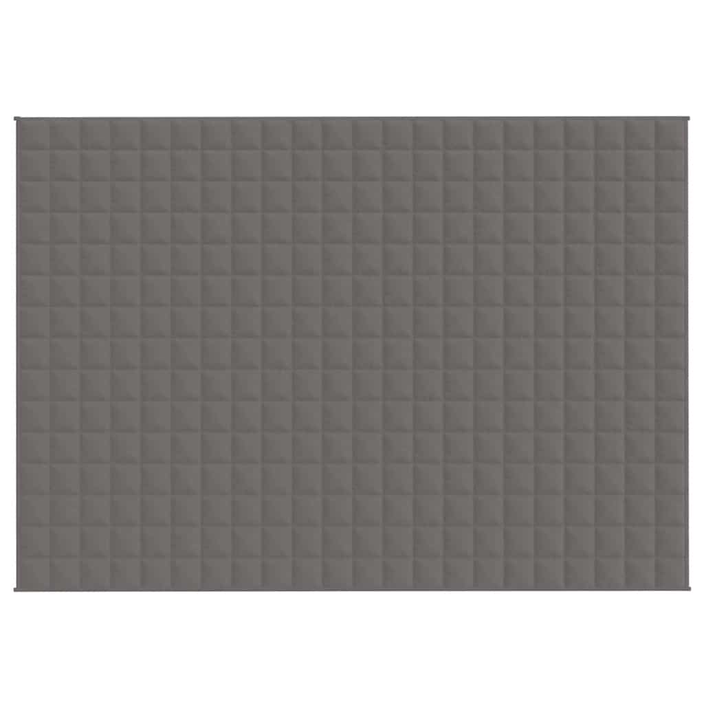 Vidaxx Gewichtsdecke 155x220 cm 7 kg Stoff grau