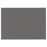 Vidaxx Gewichtsdecke 155x220 cm 7 kg Stoff grau