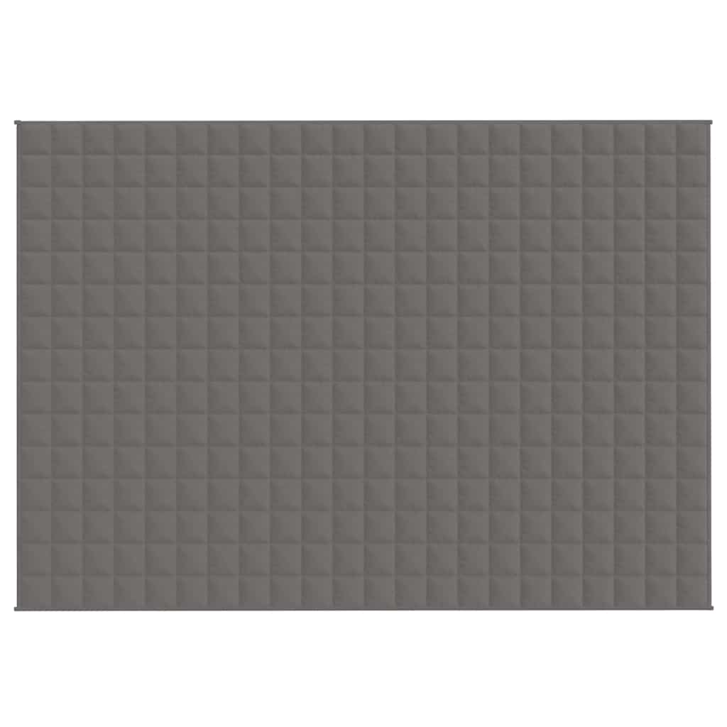 Vidaxx Gewichtsdecke 155x220 cm 11 kg Stoff grau