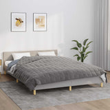 Vidaxx Gewichtsdecke 200x200 cm 9 kg Stoff grau