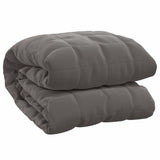 Vidaxx Gewichtsdecke 200x200 cm 13 kg Stoff grau