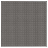 Vidaxx Gewichtsdecke 200x200 cm 13 kg Stoff grau