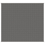Vidaxx Gewichtsdecke 200x225 cm 9 kg Stoff grau