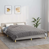 Vidaxx Gewichtsdecke 200x225 cm 9 kg Stoff grau