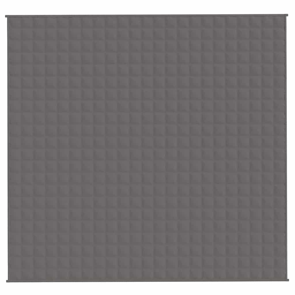 Vidaxx Gewichtsdecke 220x235 cm 11 kg Stoff grau
